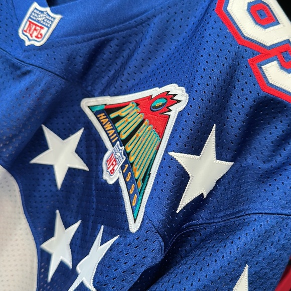 Reggie White NFC Mitchell & Ness 1995 NFL Pro Bowl Authentic Jersey - White/Blue - Picture 4 of 8